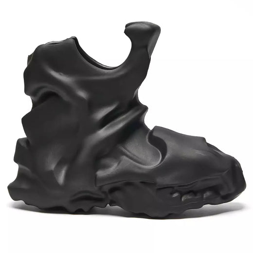 Botas de design único grosso estilo inglês masculino, camada superior high-end, moda luxo, preto, sola grossa, alta qualidade
