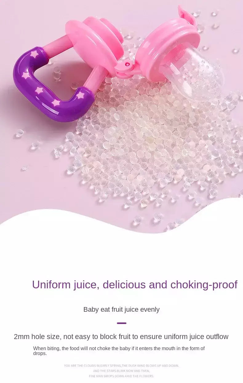 Chupeta alimentador de frutas infantis Brinquedos de dentição Alimentador de alimentos frescos Mamilo de frutas Bolsas de silicone para crianças pequenas, crianças, menino, menina