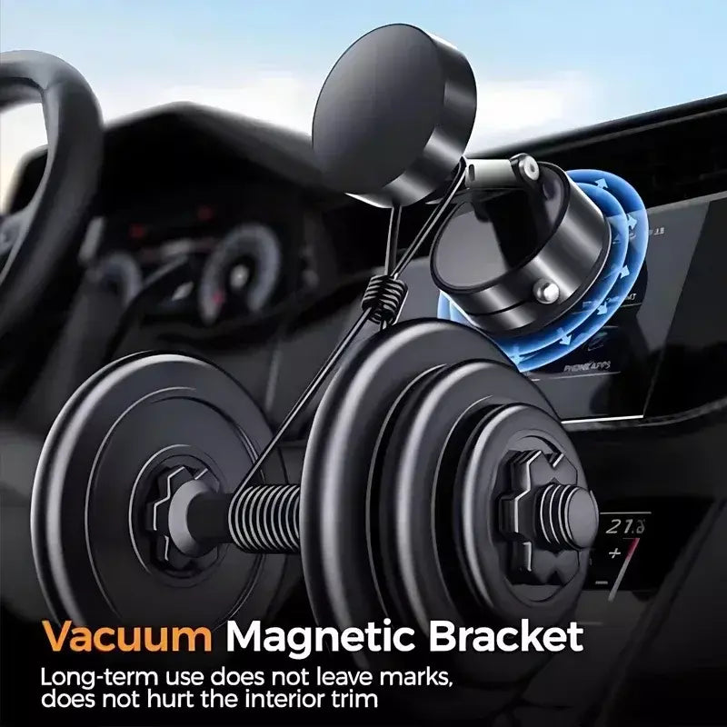Suporte de telefone ultra magnético dobrável, suporte de telefone para painel de carro, rotação de 360 graus, ventosa a vácuo, suporte gps