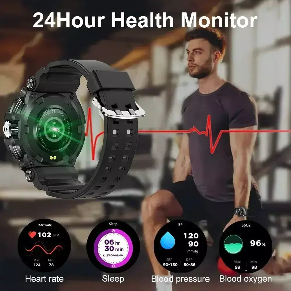 Xiaomi 1.5 "bluetooth chamada gps relógio inteligente masculino 120 + esportes rastreador de fitness monitor saúde smartwatch para android ios 600mah t90