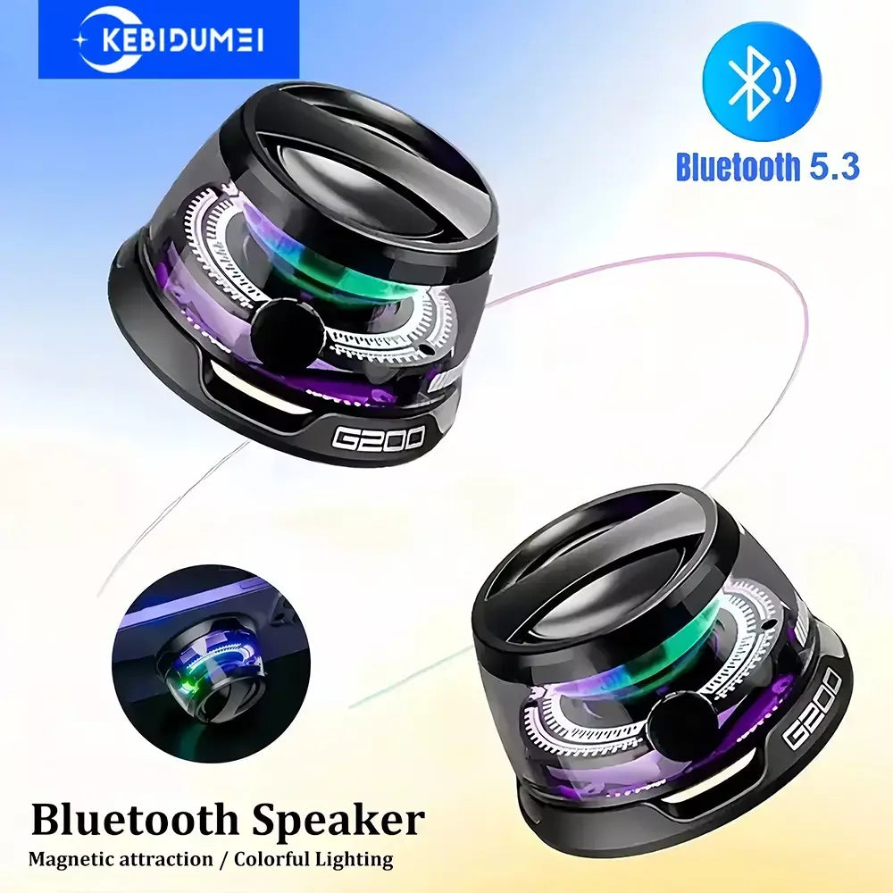 Bluetooth 5.3 alto-falante mini alto-falante portátil magnético multifuncional rgb alto-falante para pc macbook xiaomi huawei iphone?Bluetooth 5.3 Speaker Mini Speaker Portable Magnetic Speaker Multifunctional RGB Spea