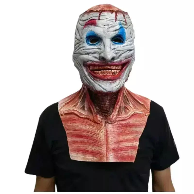 3D Móvel Máscara Esqueleto, Máscara de Horror Halloween, Festa Cosplay Adereços, Silicone Full Cap, Chapéu da Criatura, 2024