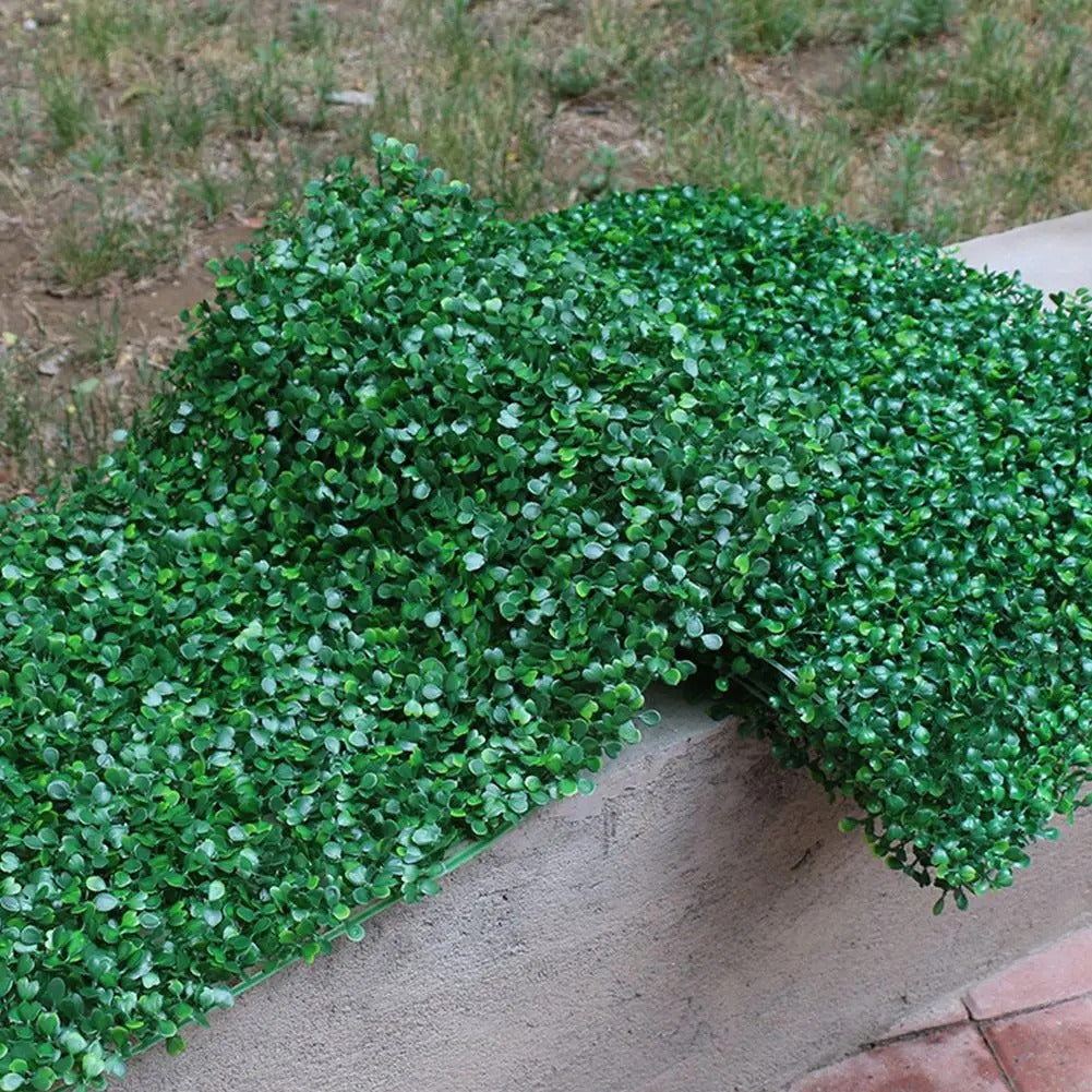 40x60cm paredes de plantas artificiais folhagem hedge grama esteira painéis de vegetação cerca decoração de casa plantas falsas jardim gramado simulado