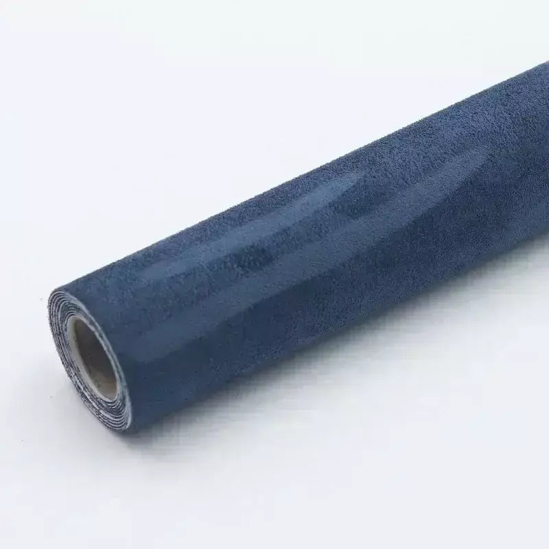 200x150cm atualização tamanho grande camurça couro quatro lados elástico auto-adesivo couro para interior do carro caixa de jóias adesivo de couro