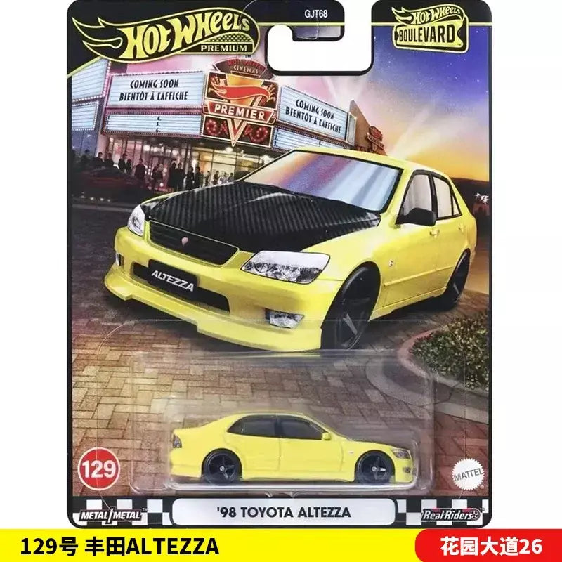 Mattel Hot Wheels Premium Boulevard 1/64 Boulevard 21-25 TOYOTO MAZDA Série Carro Colecionável Brinquedos Veículo Diecast