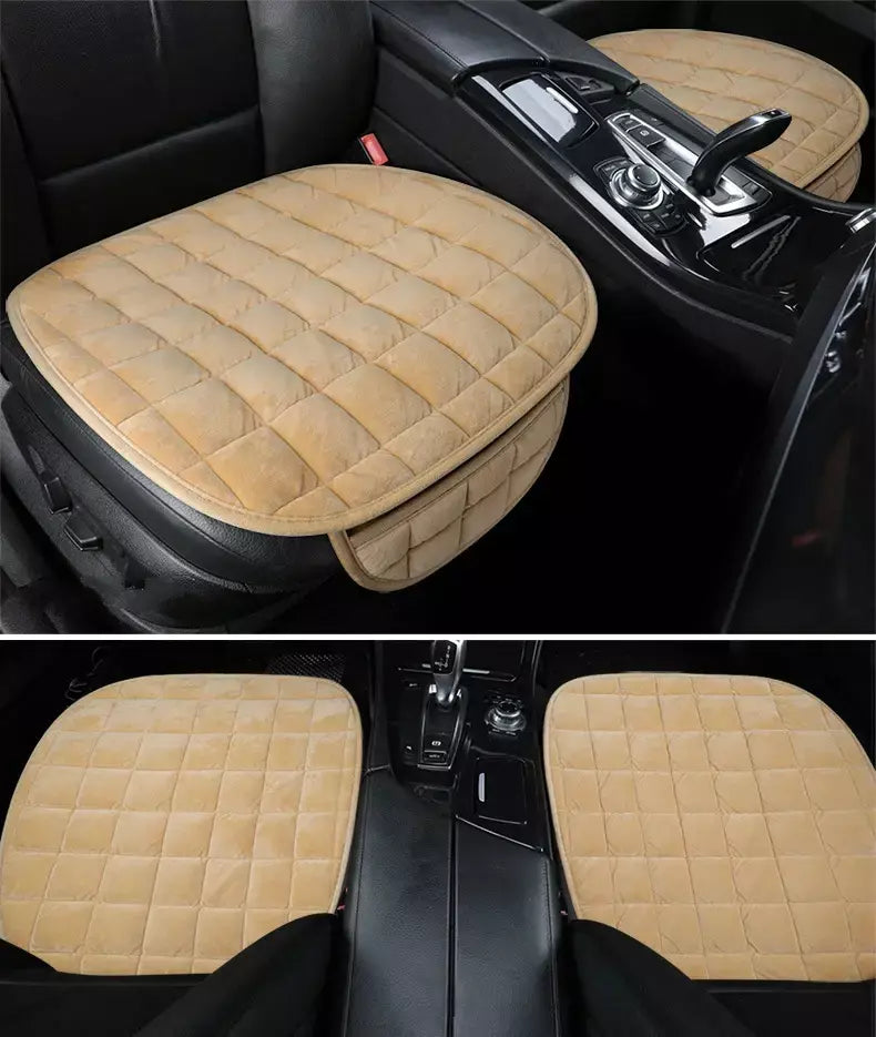 Universal inverno quente capa de assento de carro almofada anti-deslizamento assento da cadeira dianteira almofada respirável protetor de assento de carro capas de assento para carros
