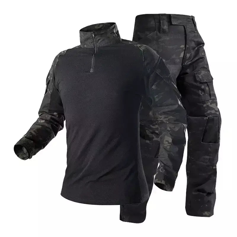 Uniforme tático ternos milit camuflagem ao ar livre terno camisas de caça calças treinamento peixe airsoft paintball conjuntos roupas