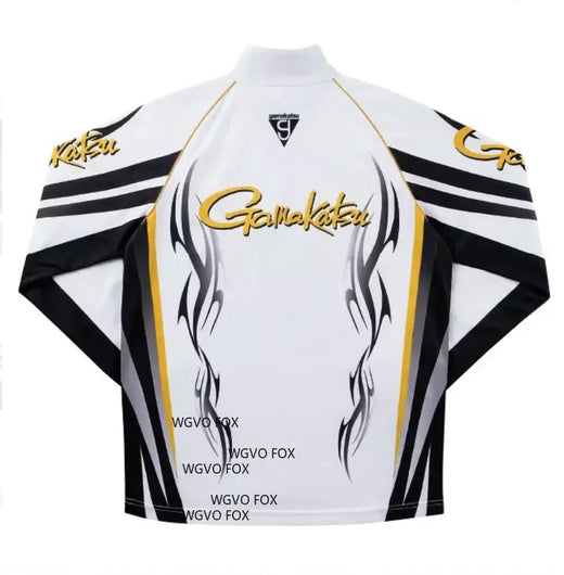 Manga longa gola roupas de pesca ciclismo ao ar livre proteção solar secagem rápida camisas de seda gelo