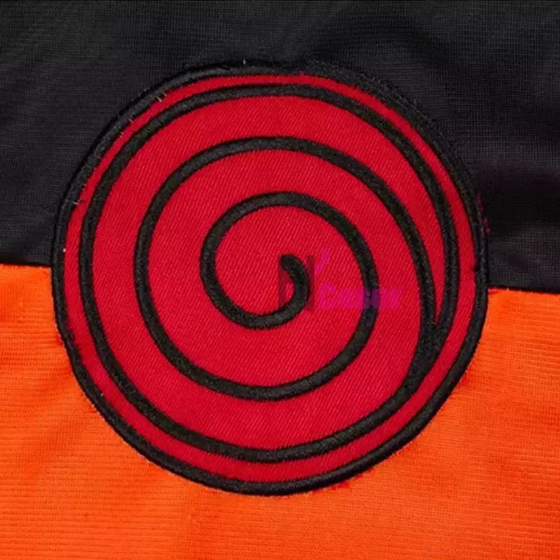 Anime uzumaki cosplay traje ninja adulto versão capa calças superiores saco de perna unisex jaqueta manto dia das bruxas natal presente de ano novo