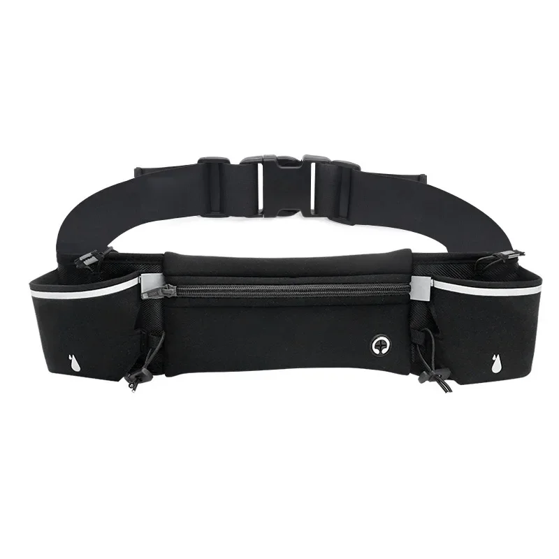 Esportes ao ar livre cintura saco, multifuncional, armazenamento garrafa de água, telefone móvel, maratona, material de nylon, correndo