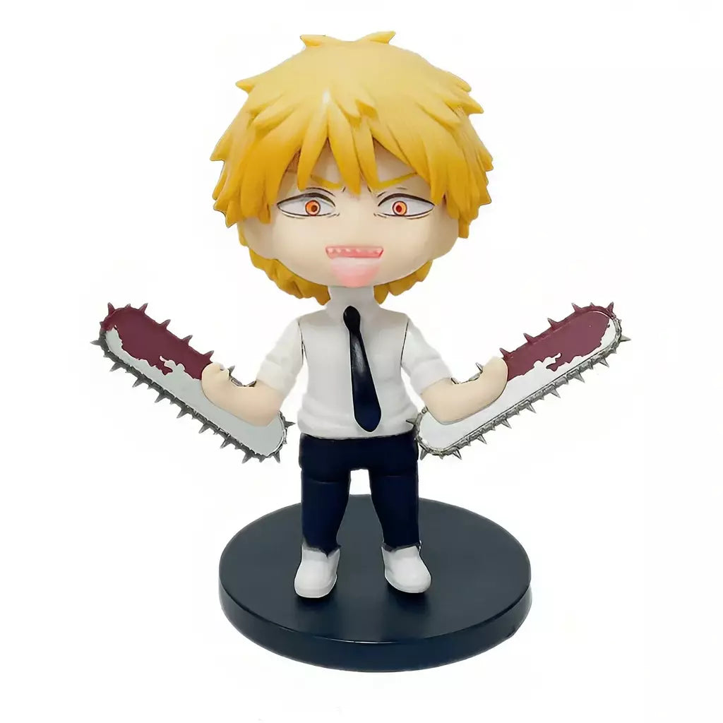 Nova motosserra homem kuromi power estatuetas de ação anime figura motosserra homem estatueta de energia para crianças brinquedos presentes de natal