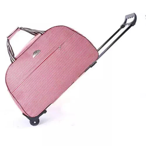 Sacos impermeáveis de viagem com rodas para homens e mulheres, bolsa trolley, bagagem de viagem curta, bolsa de negócios, mala trolly, moda