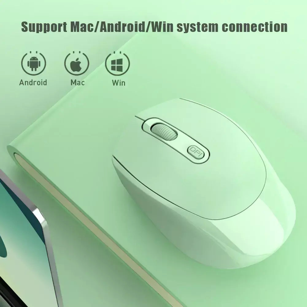 Rato de jogo sem fio negócios portátil desktop escritório em casa ergonômico silencioso recarregável ratos para computador com receptor usb