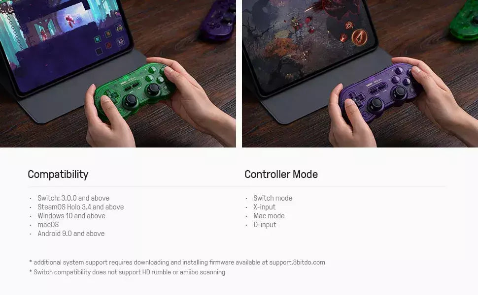 8bitdo sn30 pro gamepad bluetooth para nintend switch 2 controlador de jogo sem fio joystick para ns macos android vapor raspberry pi