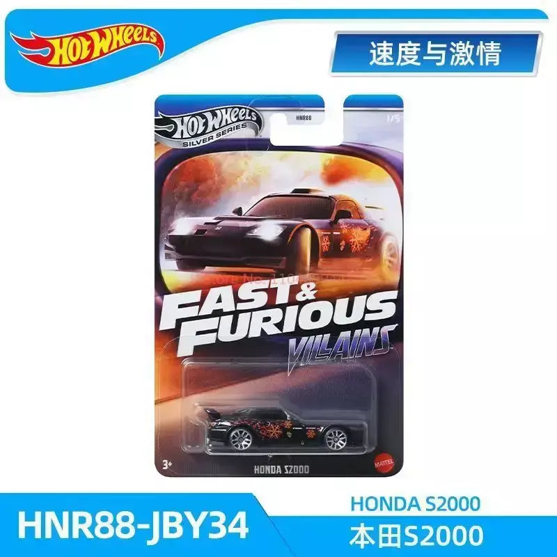 Modelo de carro Hot Wheels Fast & Furious J Series Ford Honda Hnr88 Coleção de carros de liga modelo ornamento presente genuíno personalizado