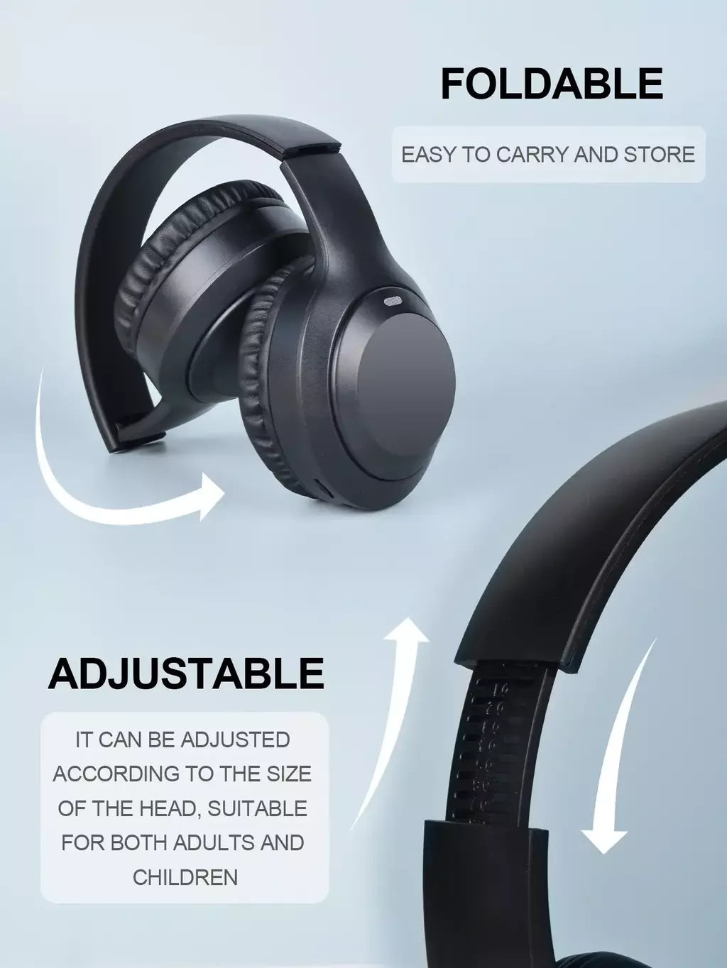 # Sem fio bluetooth 5.3 fones de ouvido sobre a orelha alta fidelidade estéreo verdadeiro esporte gamer fone tf/aux leitor música com hd microfone presentes