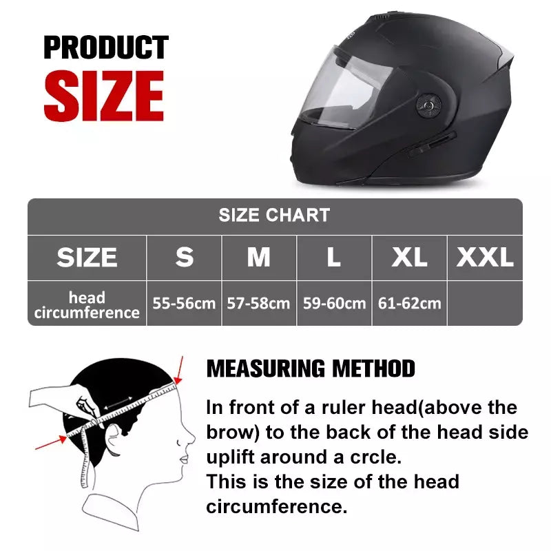 Unisex Capacete com viseira, lente dupla, seção transversal, segurança, modular, flip, capacete, certificação DOT, Uchoose