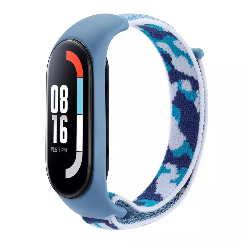 Correia de nylon para Xiaomi Mi Band, pulseira esportiva confortável, pulseira para Mi Band 7, 6, 5, 4, 3