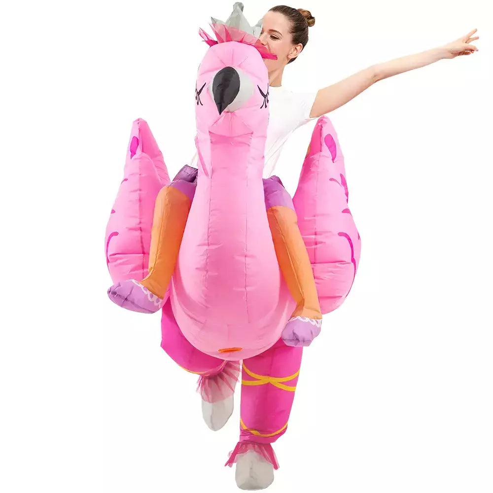 Adulto galo inflável traje engraçado unicórnio elk animais terno inflável halloween carnaval meio corpo explodir terno para cosplay