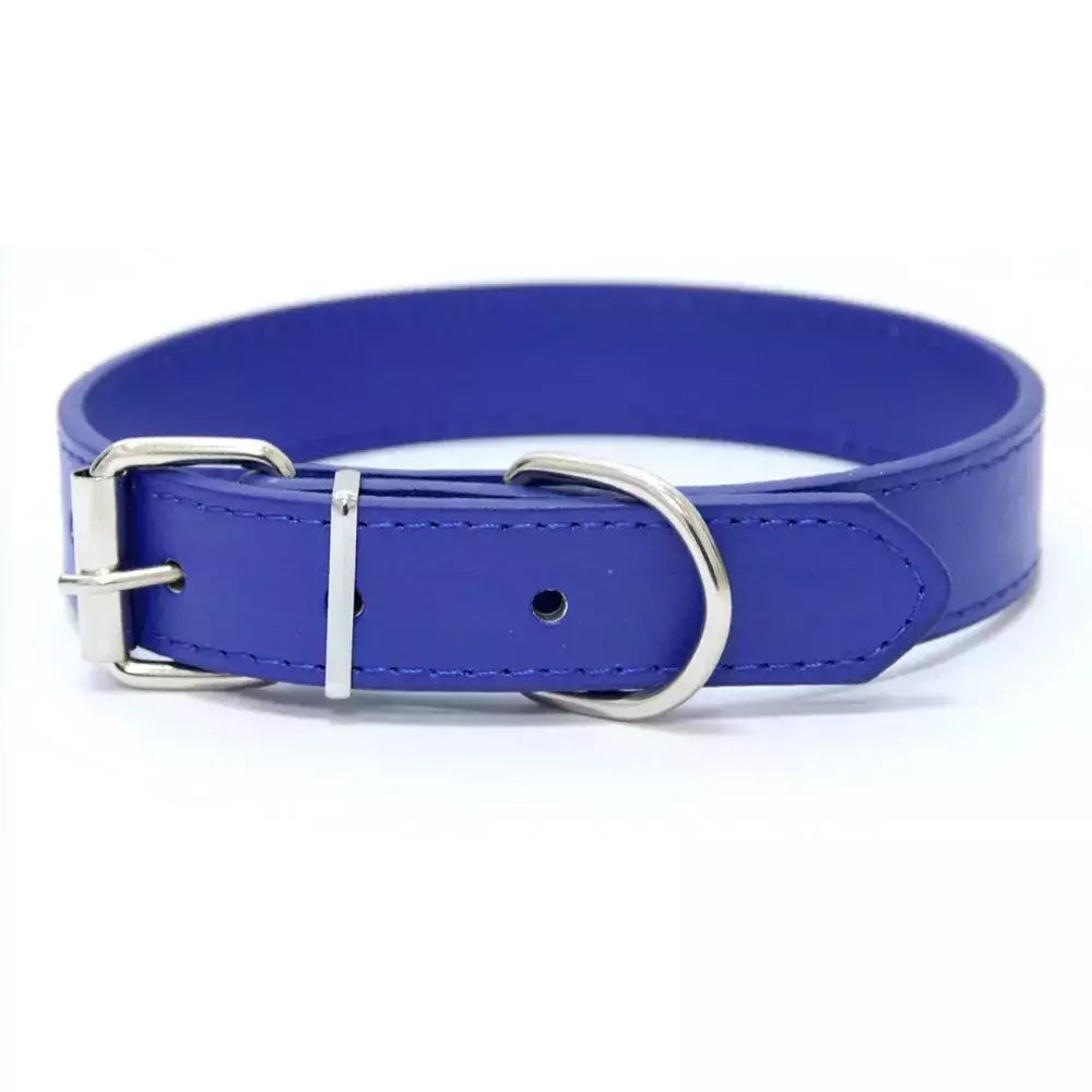 Coleira de couro para cachorro, cor sólida, ajustável, gato, filhote de cachorro, alça de pescoço, adequada para cães médios e pequenos, suprimentos para animais de estimação