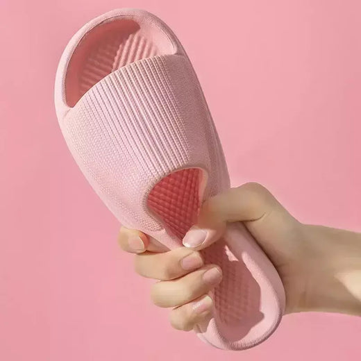 Chinelos macios leves EVA sola para casa para homens e mulheres, chinelo antiderrapante para banheiro, chinelo interno casual, sandália de praia, flip-flops de moda