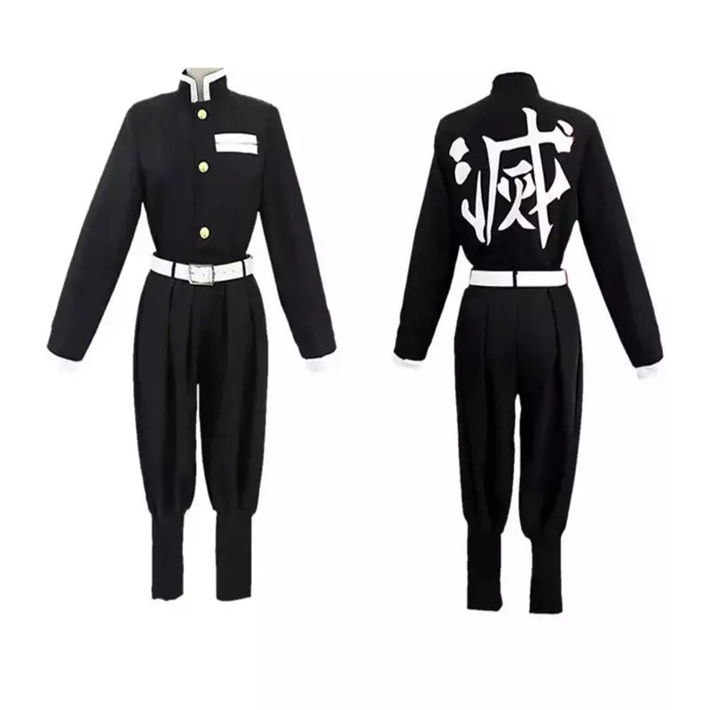 Anime kimetsu não yaiba kochou kochou shinobu cosplay traje demônio slayer kochou uniformes perucas cabelos halloween para crianças adulto