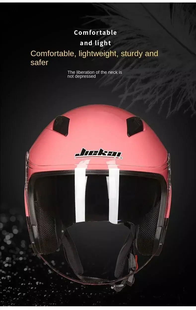 Capacete de motocicleta masculino e feminino quatro estações capacete para motocicleta cascos para moto lente dupla