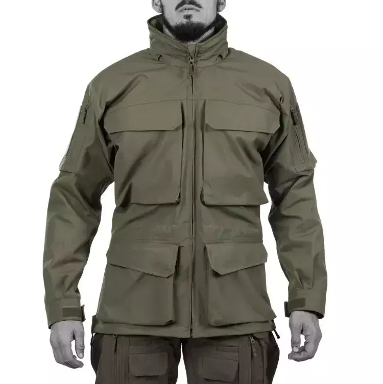 4 atualização m2 tático blusão masculino médio a longo jaqueta camuflagem ao ar livre jaqueta à prova de vento jaqueta de trabalho durban camo