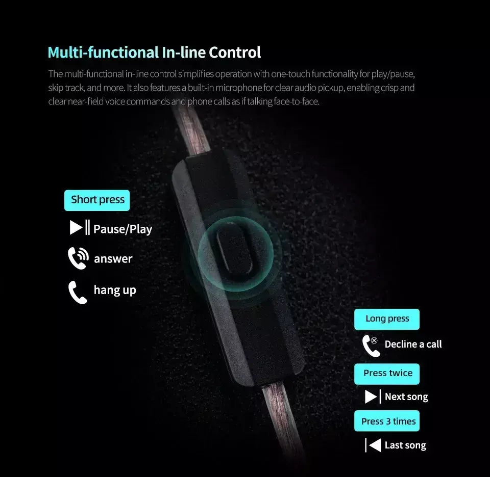 KZ Castor PRO Fone de ouvido intra-auricular HiFi Bass Dinâmico Fones de ouvido sintonizáveis de última geração Harman Target com fones de ouvido de graves aprimorados