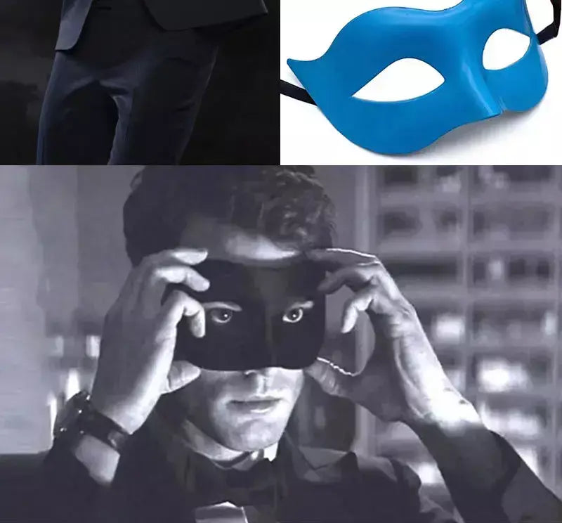 Mulheres homem sexy cavalheiro máscara de baile máscara de baile adereços festa de halloween preto branco retro máscara de plástico meia face cosplay máscara