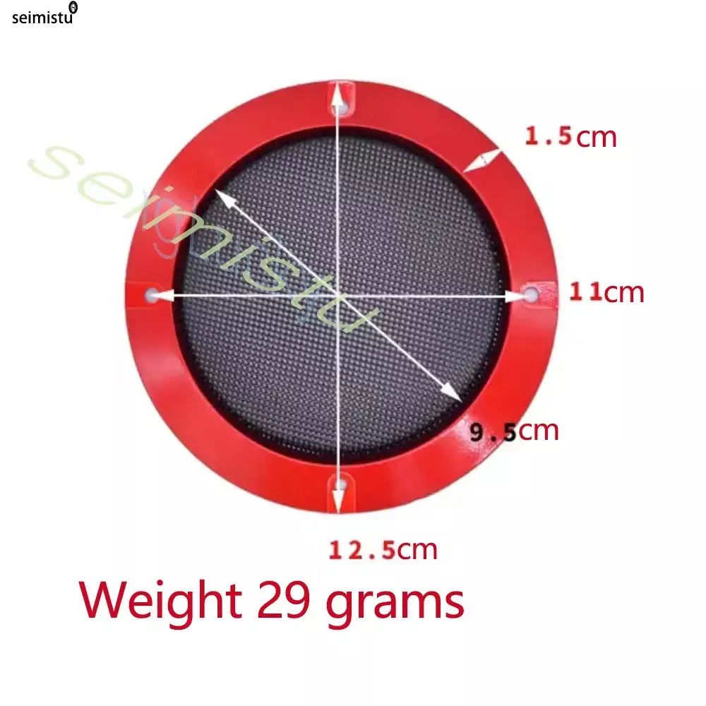 Grade de alto-falante arcade 4 tamanhos 12cm, rede de cobertura cromada, faça você mesmo, áudio e vídeo, jogos de arcade, gabinete, peças de pinball, máquina de venda automática