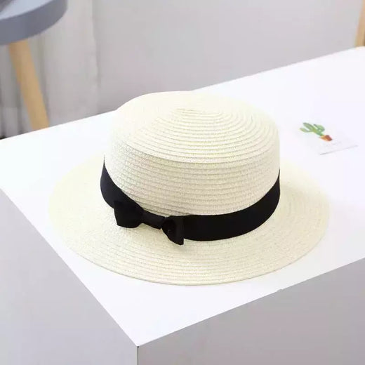 Chapéu do verão para o pai e a criança, chapéu de palha largo com viseira do sol para mulheres, praia e curso, projeto novo
