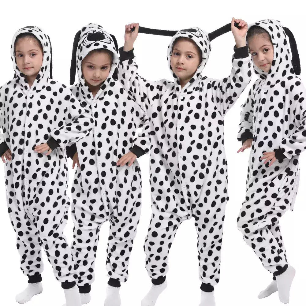 Miniso Cosplay Costumes para crianças, pijama animal, ponto, dinossauro, panda, unicórnio, kigurumi, halloween, meninos, meninas, crianças