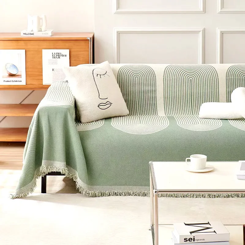 Cobertura completa do sofá com chenille, capa antiderrapante, cobertor antiderrapante, slipcover universal, proteção contra riscos de gato, quatro estações