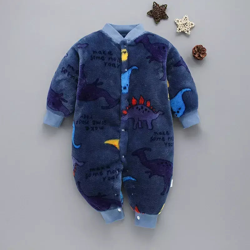Bebê recém-nascido primavera inverno roupas jaqueta infantil para meninas macacão para meninos flanela macia bebe macacão roupas de bebê 0-18 meses