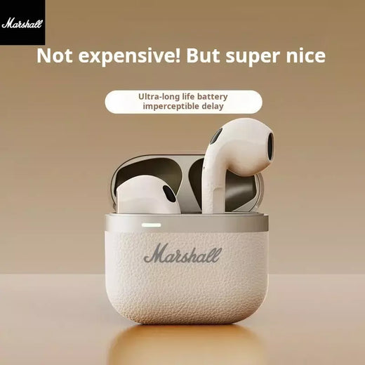 Marshall sleep fones de ouvido bluetooth sem fio semi-in-ear mini som de alta qualidade longo fone de ouvido para android e apple