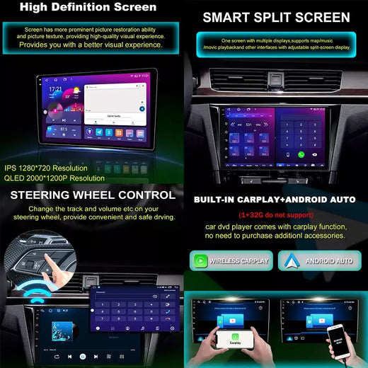 Sistema operacional android para vw volkswagen golf polo skoda rapid octavia tiguan passat amarok carro multimídia vídeo estéreo player gps carplay