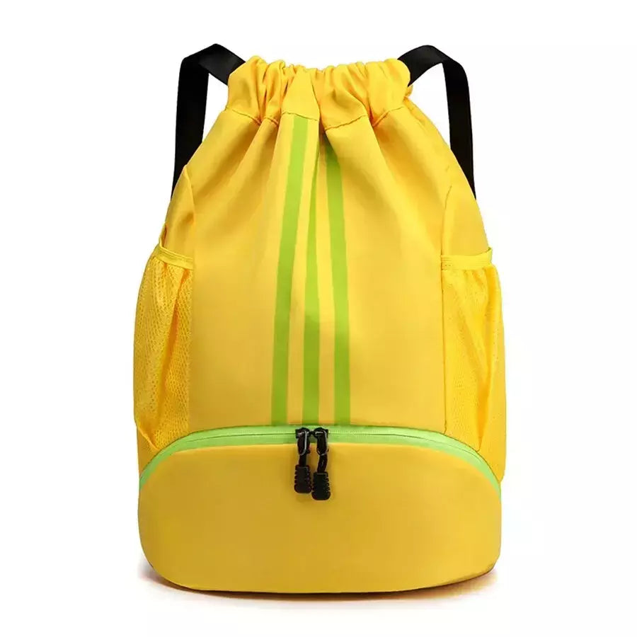 Saco de ginásio mochila de fitness das mulheres dos homens basquete mochila ao ar livre futebol sacos de armazenamento treinamento cordão esportes mochila