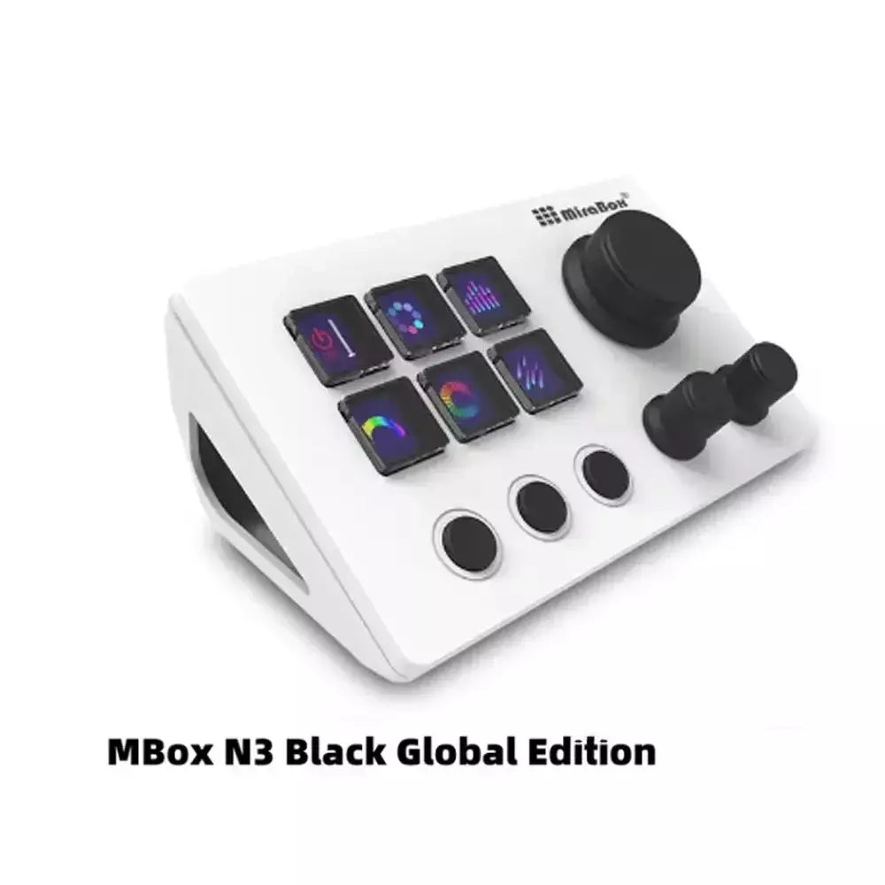 Mirabox n4 n3 streamdeck mini teclado 10 teclas visual macro mbox teclados controlador de criação de conteúdo ao vivo teclado multimídia presente