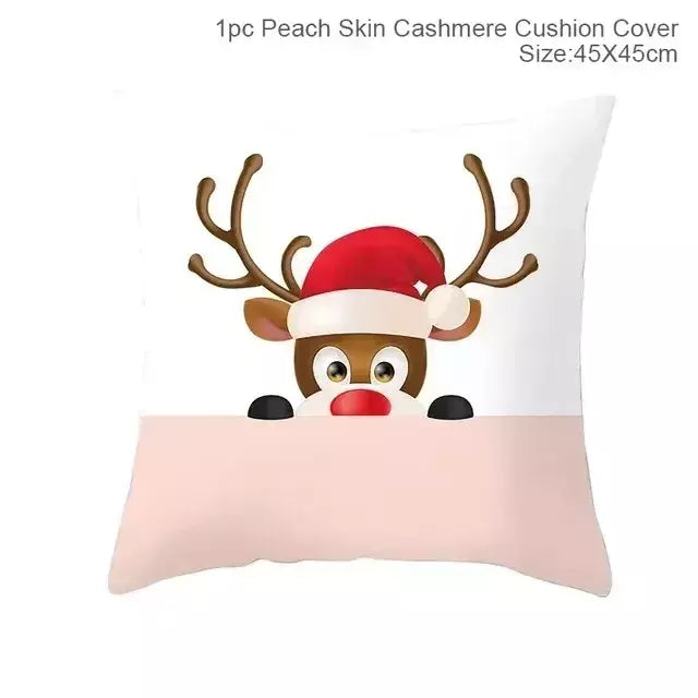45cm capa de almofada de natal fronha 2024 decorações de natal para casa ornamento natal ano novo decoração de natal 2023 noel
