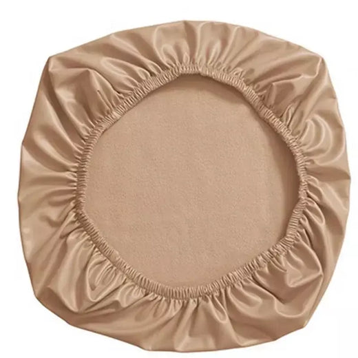 Capa de assento de cadeira de couro pu elástica 38-52cm para casa escritório hotel cadeira capa de assento protetor de assento de jantar slipcover