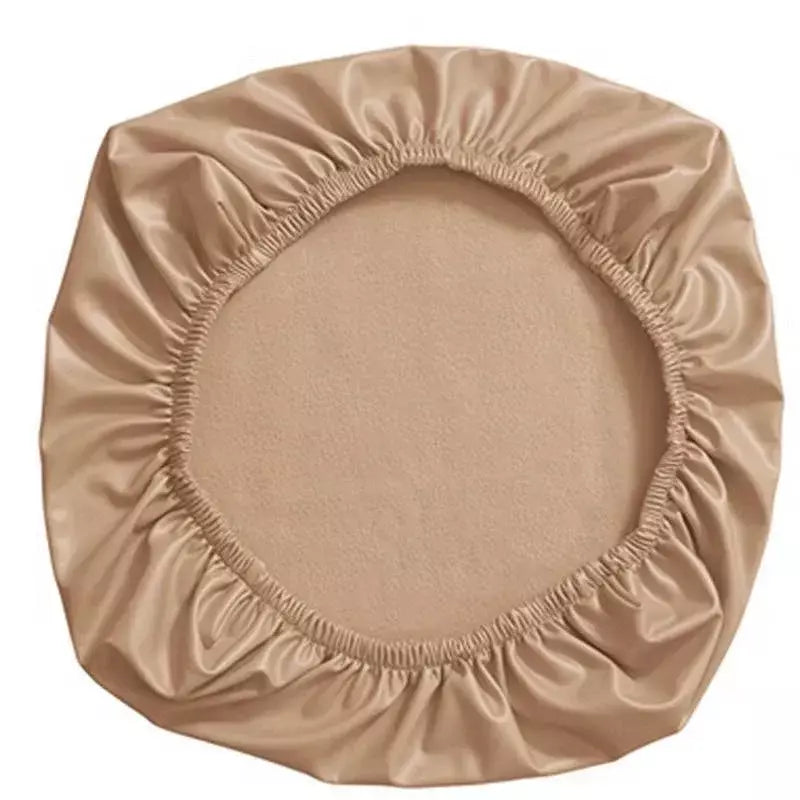 Capa de assento de cadeira de couro pu elástica 38-52cm para casa escritório hotel cadeira capa de assento protetor de assento de jantar slipcover