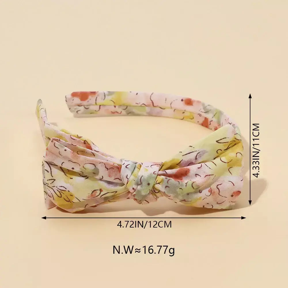 Novos aros de cabelo para bebês meninas hairbands retro estilo de impressão francesa moda mais recente designer arcos hairband acessórios para o cabelo