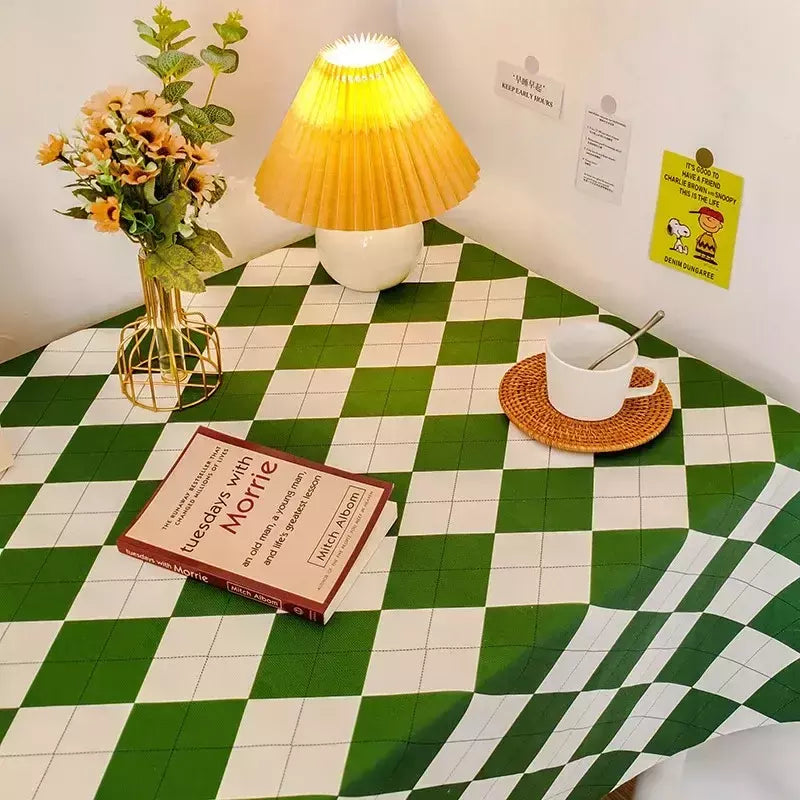 Pequena Toalha De Mesa De Celebridade Internet Fresca, Foto De Fundo, Mesa De Mesa De Cabeceira Do Aluno, Pano De Mesa De Café