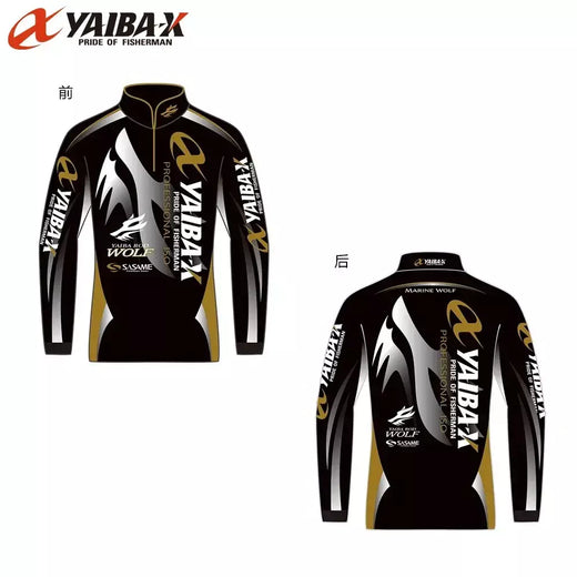 YAIBAX roupas de pesca Anti-UV ao ar livre ventilação de secagem rápida protetor solar de manga comprida pesca ciclismo pesca