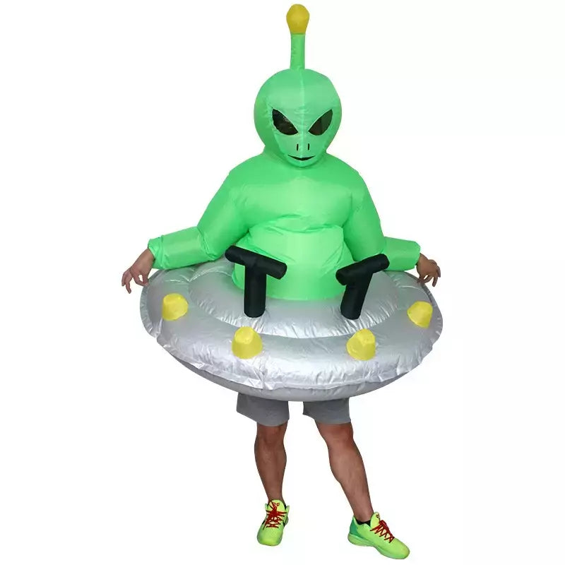Adulto et alienígena traje inflável engraçado ternos extravagantes vestido morte fantasma purim halloween carnaval anime festa cosplay trajes
