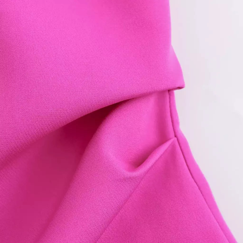 TRAF-Blusa sem mangas sem alças para mulheres, tops femininos, zíper traseiro, roupas de rua, tanque chique, moda verão, nova