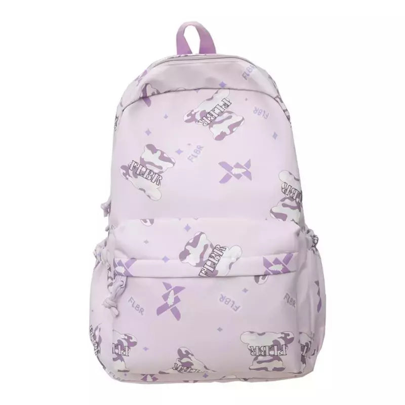 Mochila viagem para mulheres meninas mochila capacidade mochila escolar mochila adorável com estampa urso