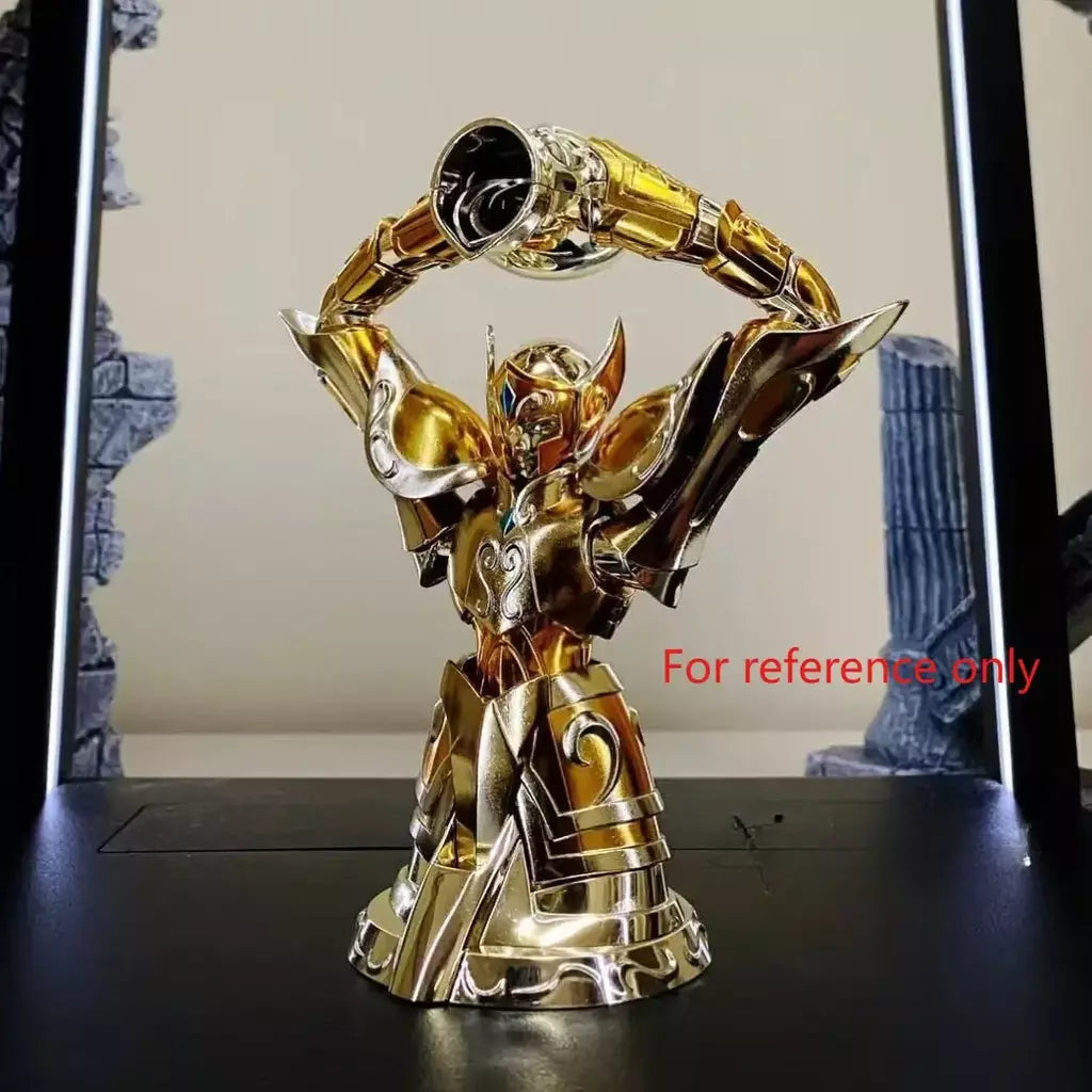 Em estoque cs transcendente saint roupas mito de saint seiya ouro aquário renascimento liga móvel para coleção de presentes