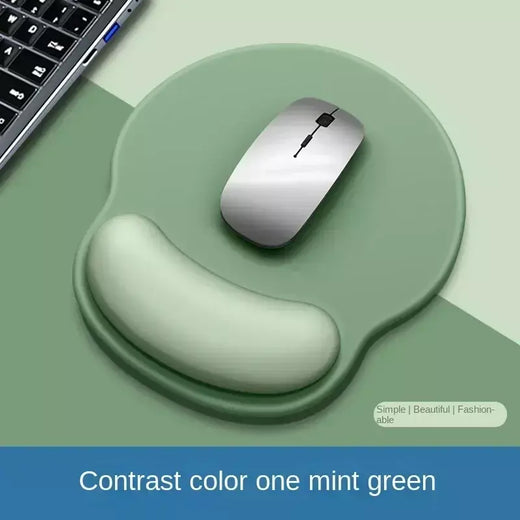 Gradiente mouse pad confortável suporte de pulso antiderrapante mouse pad macio mousepad suporte de pulso computador silicone mouse pad